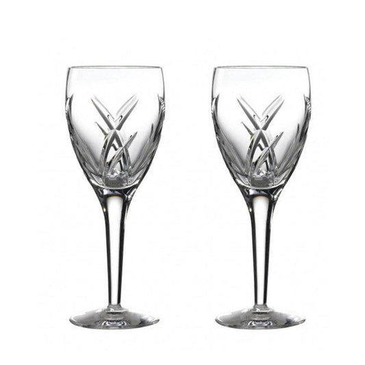 Waterford Crystal John Rocha White Wine Pair  John Rocha contemporary collection Signature White Wine Glasses. John Rocha's name is synonymous with simple, elegant and modern design which captures the clarity and purity expected of Waterford Crystal.