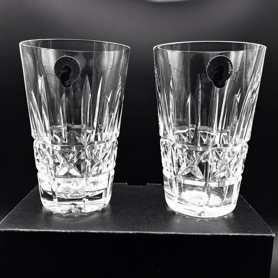 Kylemore 12oz Flat Tumblers by Waterford Crystal  A range of beverages can be enjoyed in our Kylemore crystal tumblers that have been crafted to enhance the flavors and aromas of your drink.