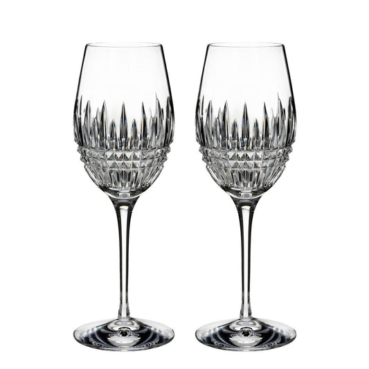 Waterford Lismore Diamond Essence Wine Pair  This classic Lismore Diamond Essence Wine Pair from Waterford offer the perfect serve for your favourite wine. 