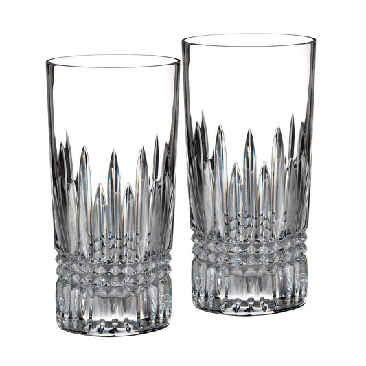 Waterford Crystal Lismore Diamond Hiball Pair