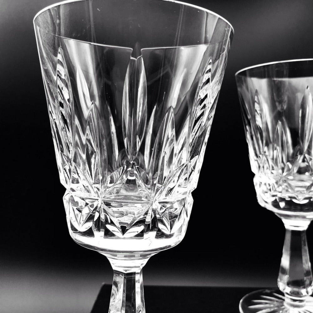 Waterford Crystal Rosslare Goblets Pair  Rosslare 10oz Goblets