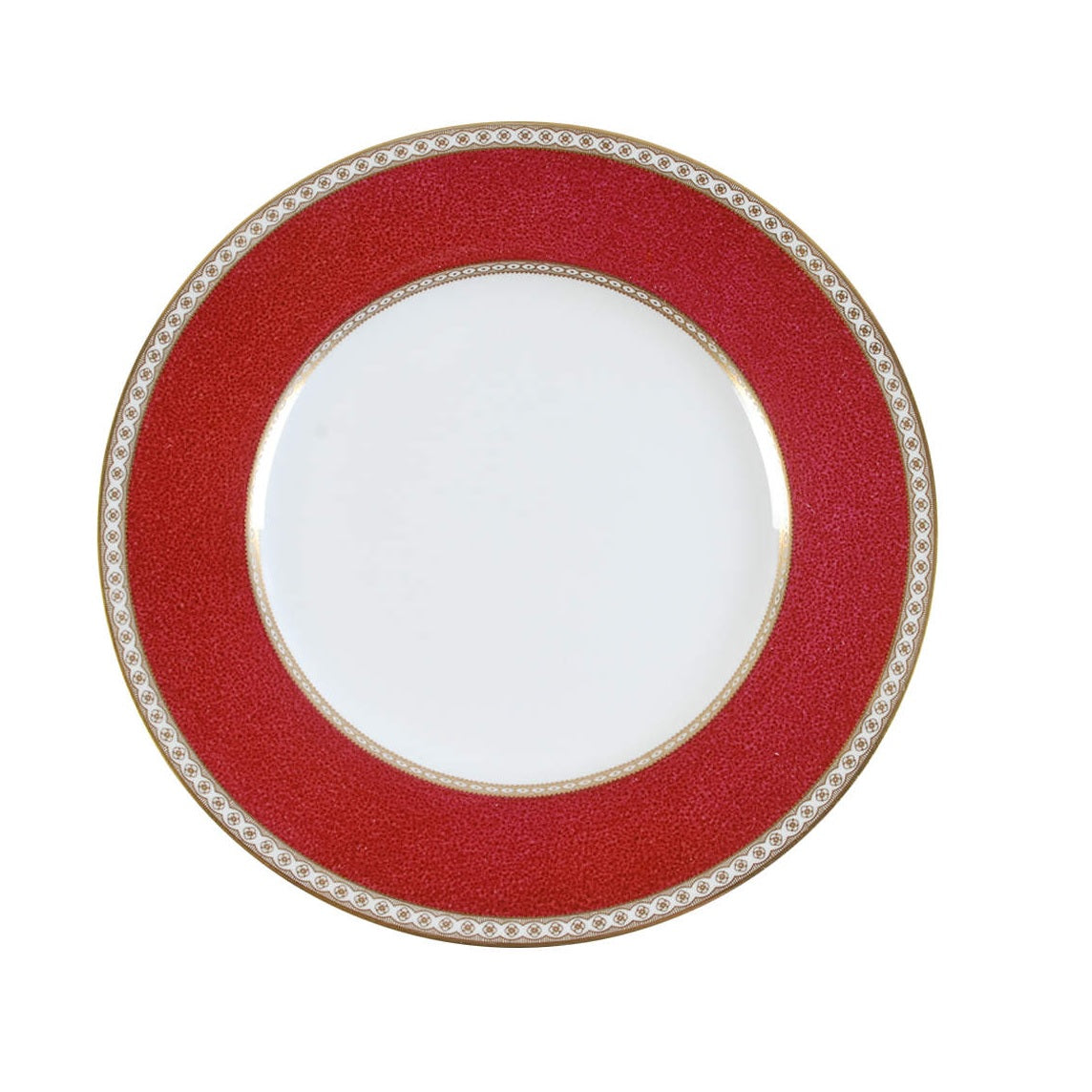 Wedgwood Ulander Powder Ruby Dinner Plate 10"