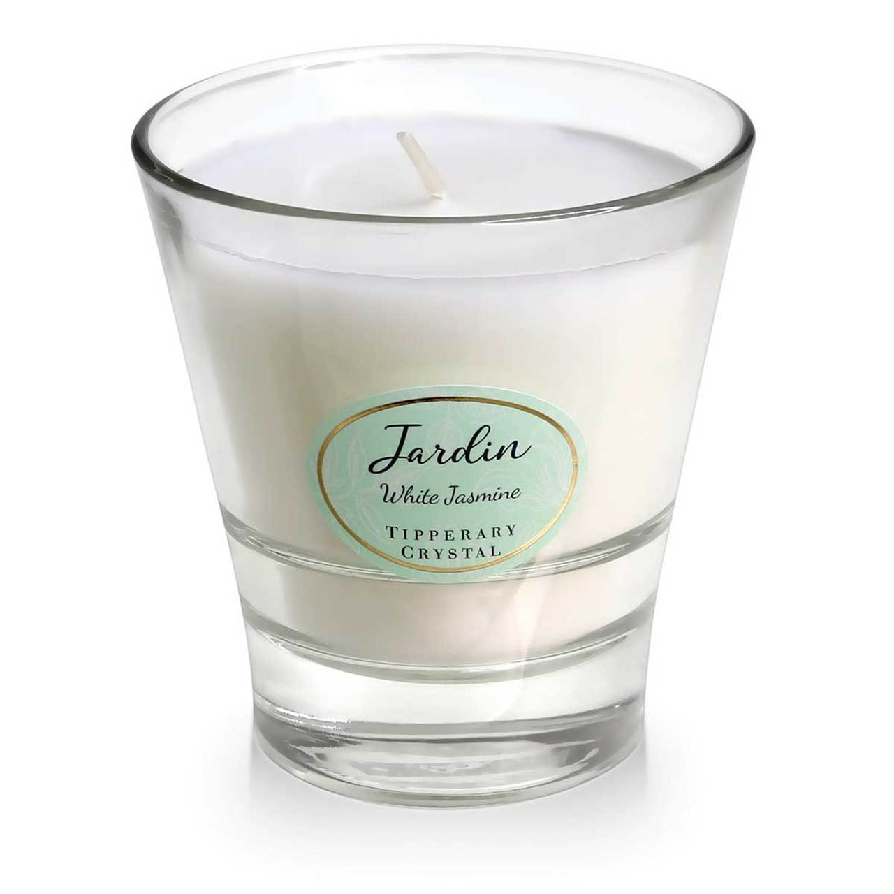 Tipperary Crystal White Jasmine Jardin Collection Candle