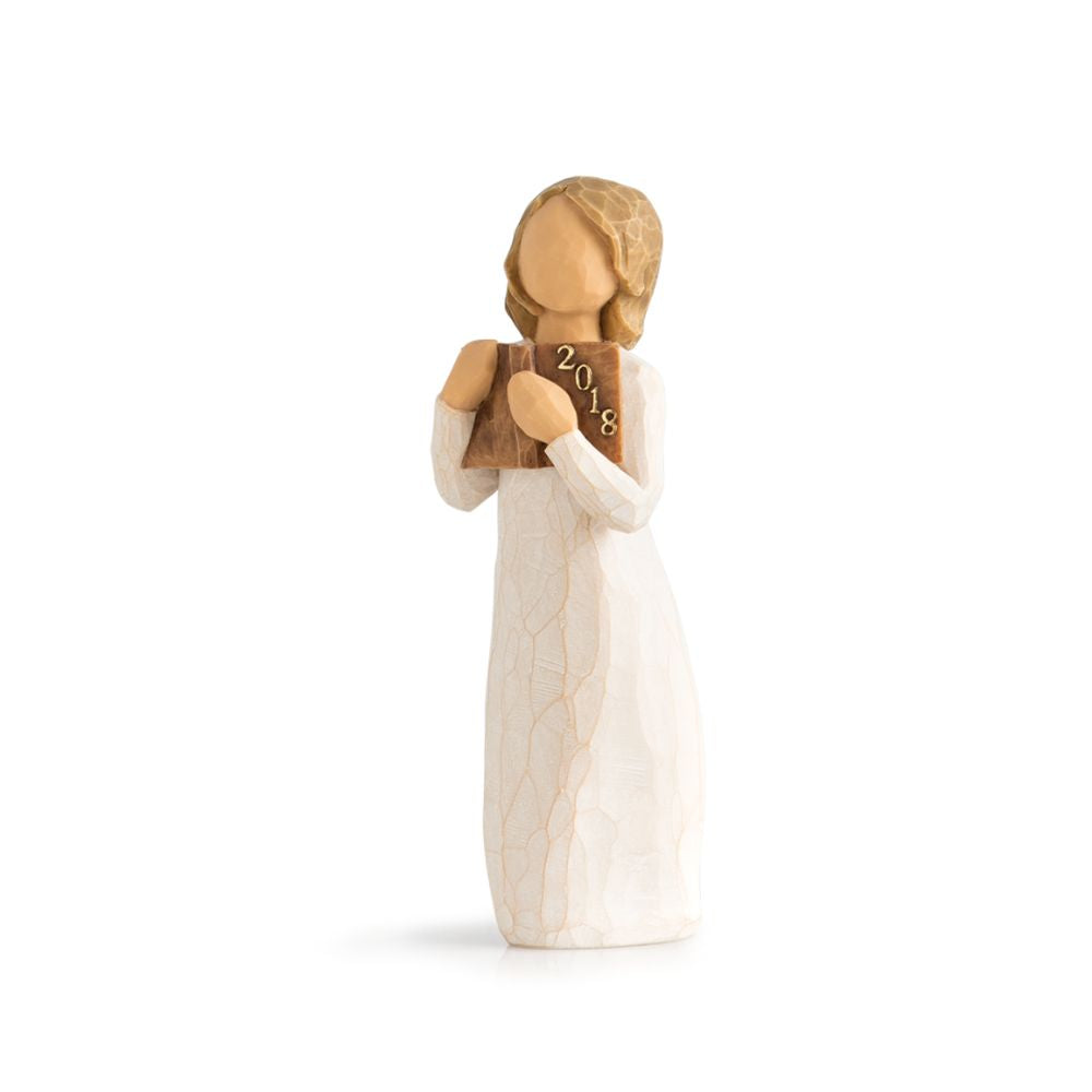 Commemorate 2018 by Willow Tree  Gift Tag With Sentiment: 'A collection of treasured memories'  Willow Tree is an intimate line of figurative sculptures representing sentiments of love, closeness, healing, courage, hope...all the emotions we encounter in life.
