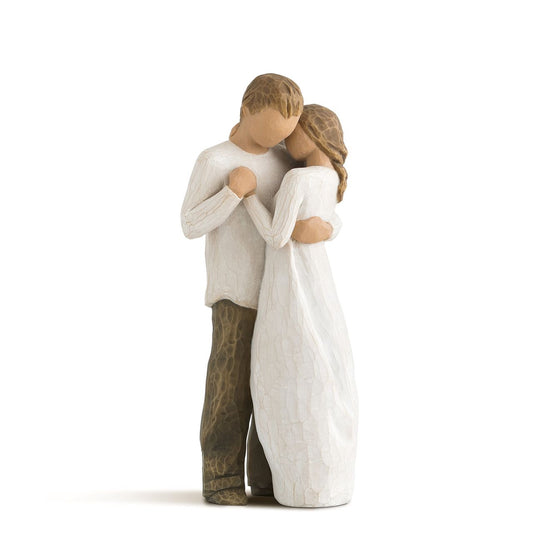 Promise by Willow Tree  Willow Tree is an intimate line of figurative sculptures representing sentiments of love, closeness, healing, courage, hope...all the emotions we encounter in life.