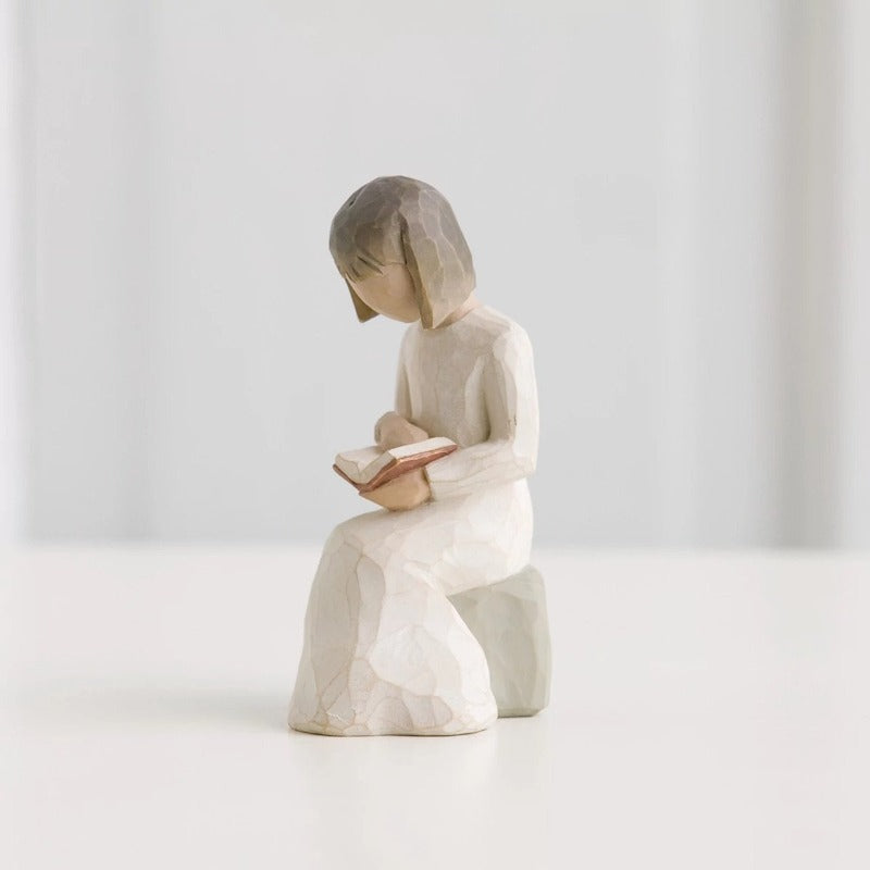 Willow Tree Wisdom  Willow Tree is an intimate line of figurative sculptures representing sentiments of love, closeness, healing, courage, hope...all the emotions we encounter in life. "...My mom is the inspiration for this piece. 