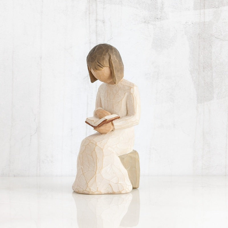 Willow Tree Wisdom  Willow Tree is an intimate line of figurative sculptures representing sentiments of love, closeness, healing, courage, hope...all the emotions we encounter in life. "...My mom is the inspiration for this piece. 