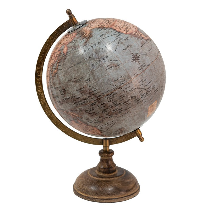 Clayre & Eef World Globe Decoration